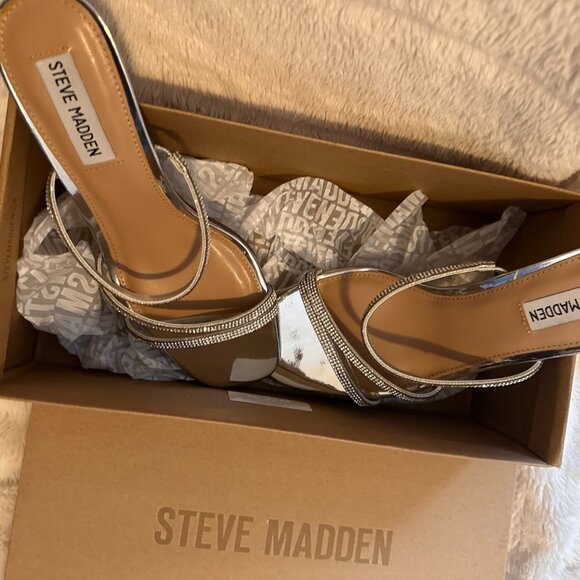 Steve Madden Sparkly Strappy Heel - Picture 3 of 3